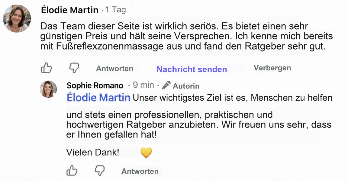 Kundenbewertungen, ins Deutsche übersetzt, Bild 2