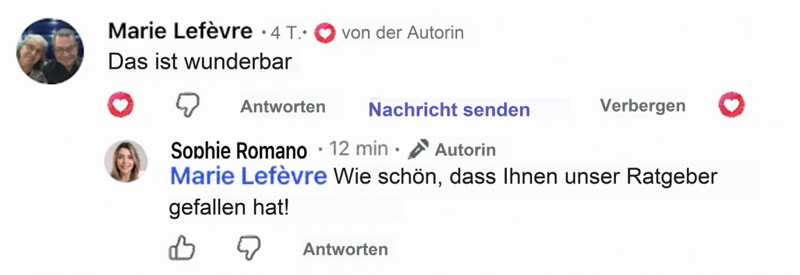 Kundenbewertungen, ins Deutsche übersetzt, Bild 3