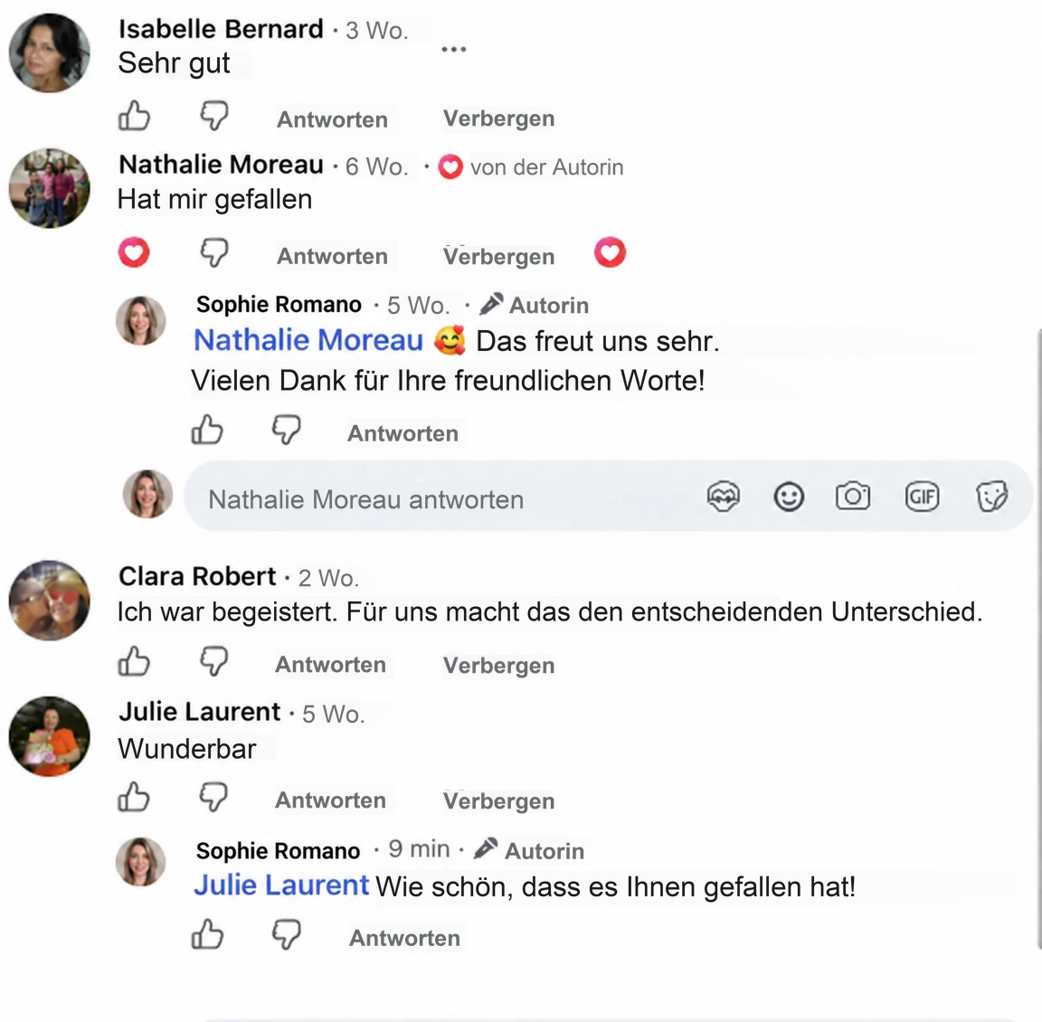 Kundenbewertungen, ins Deutsche übersetzt, Bild 4